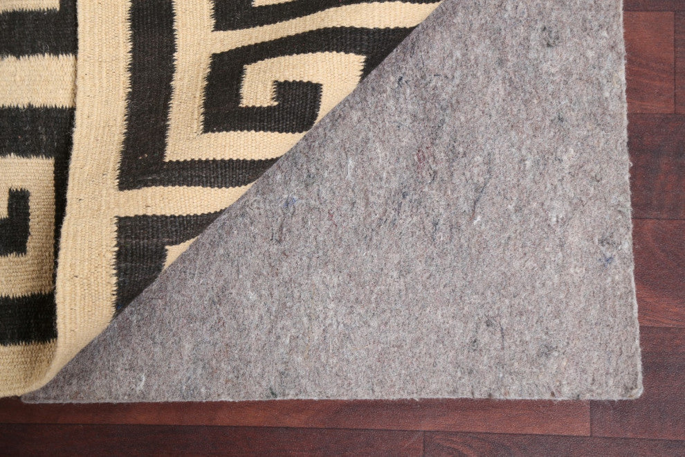 Natural Dye Tribal Geometric Kilim Oriental Area Rug Wool Flat-woven 6x8