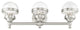 Livex Lighting Oldwick 3 Light Brushed Nickel Vanity Sconce