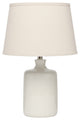 Cream Milk Jug Table Lamp With Tapered Shade