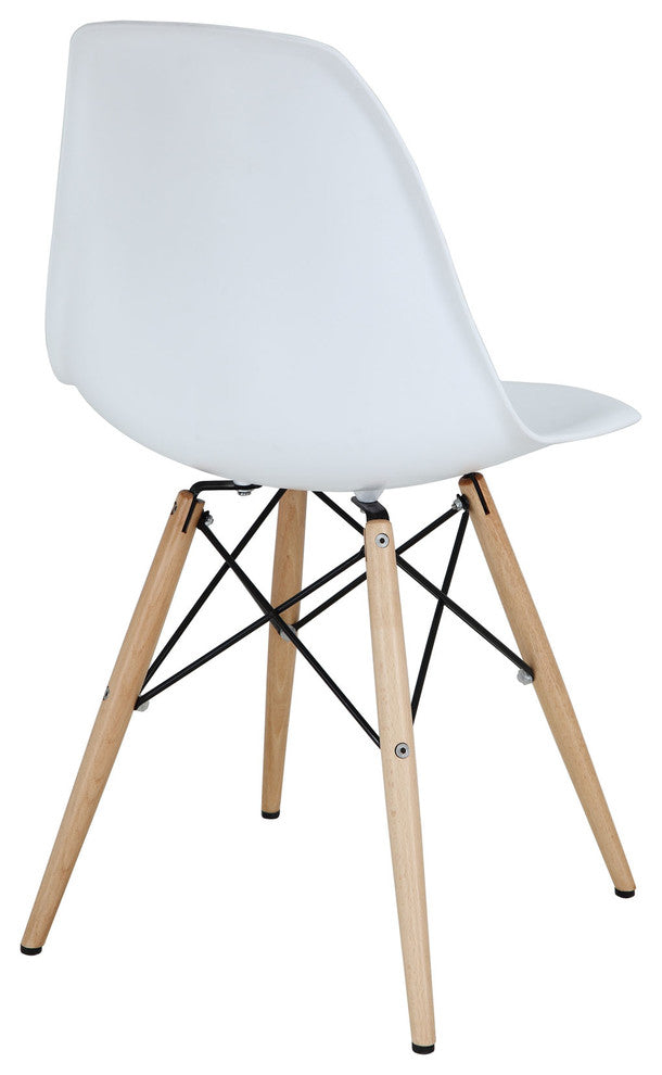 Modern Contemporary Kitchen Dining Side Chair White
