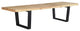Modern Classics Wood Bench 60", Natural