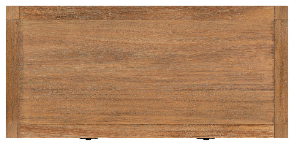 Lark Wood 1-Drawer Nightstand, Natural
