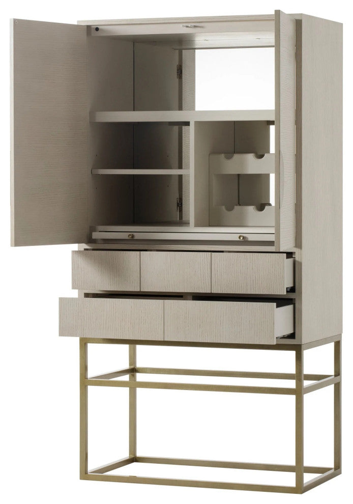 Sonder Living Louis High Cabinet | Light