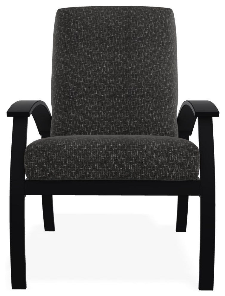 Belle Isle Cushion Deep Seating Outdoor Armchair, Hither Char/Black