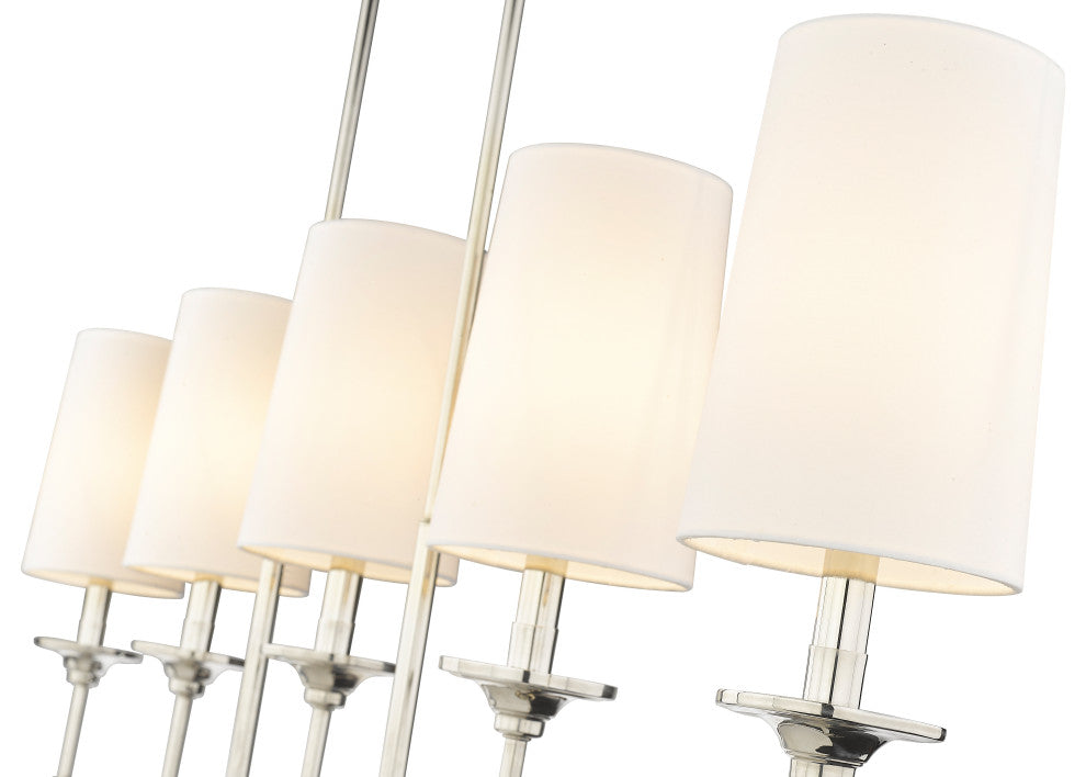 Zlite 3033-5L-PN 5-Light Island, Off White