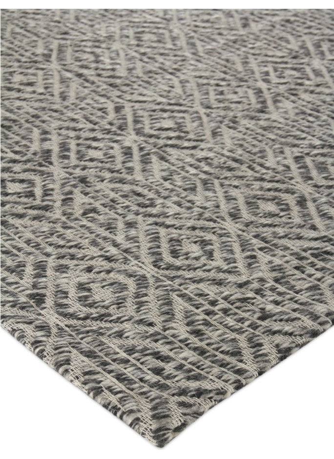 Exquisite Rugs, Woven Earth, Black, 6''x9''