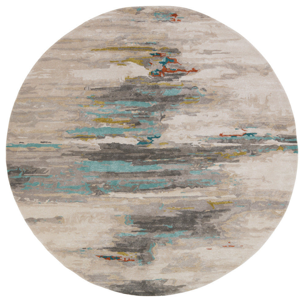 Jaipur Living Ryenn Handmade Abstract Area Rug, 8' Round