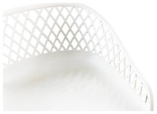 Piazza Outdoor Barstool White, Set of 2