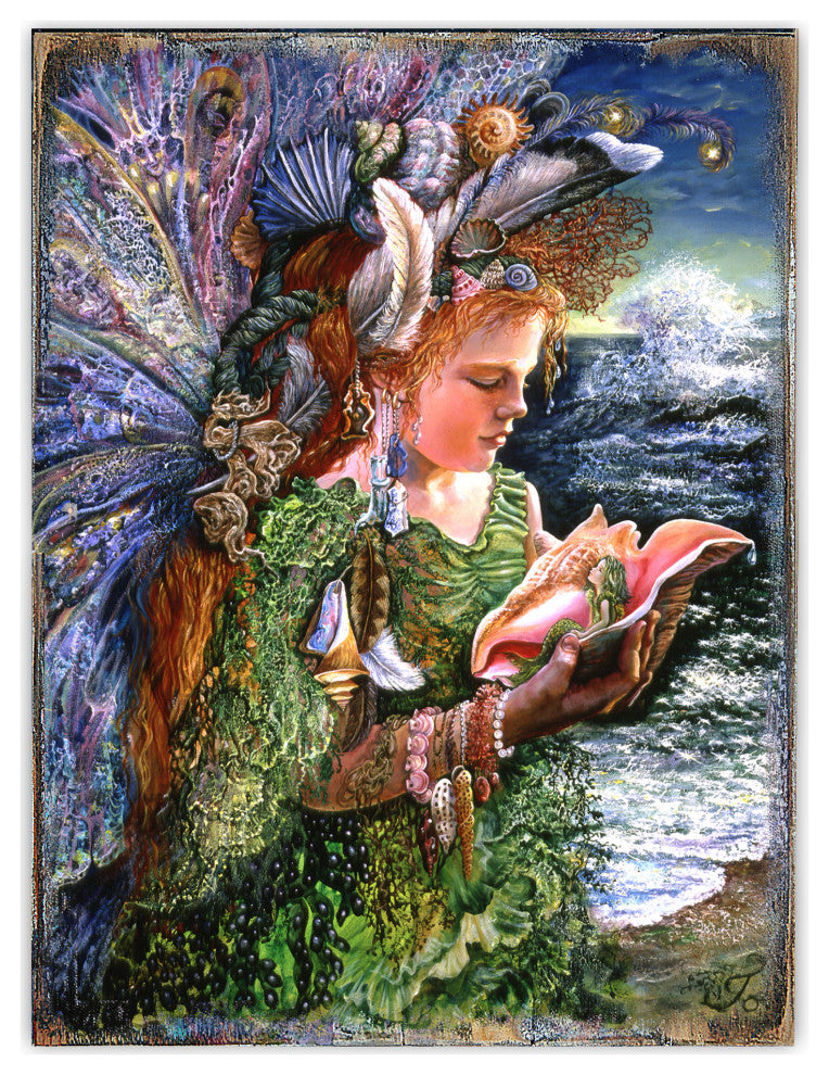 Beachcomber Fairy Wall and Table Top Wooden Decor, 48x36