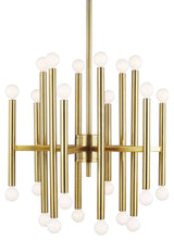 Beckham Modern Medium Chandelier, Burnished Brass