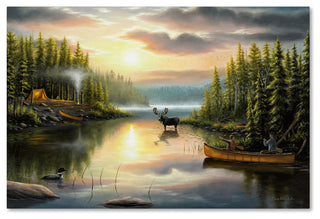 Chuck Black 'Memories With Dad' Canvas Art, 12x19