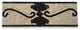 Marble Mosaic Border Listello Tile Royal Nero 4x12 Polished Tumbled, 1 piece