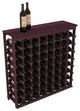 Single Deep Tasting Table, Redwood With Solid Top, Burgundy S