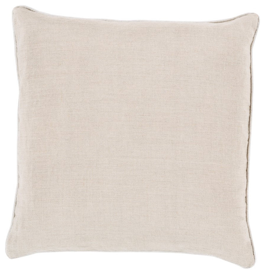 Surya Linen Piped LP-008 18" x 18" Pillow Kit
