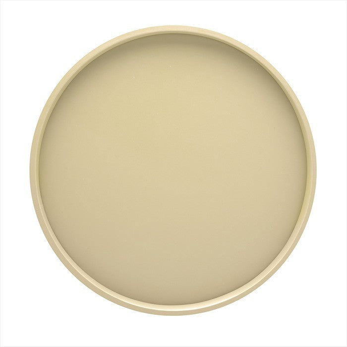 Kraftware Round Serving Tray, Ivory