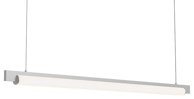 Sonneman 3826-44 Keel 44"W LED Linear Chandelier - Bright Satin Aluminum
