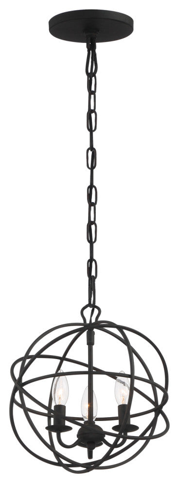 Elight 3 Light  Bronze Mini Chandelier