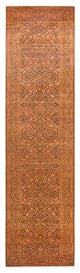 Mogul, One-of-a-Kind Hand-Knotted Area Rug Yellow, 2'7"x13'9"
