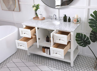 Matilda 48" Single Bathroom Vanity Set, White