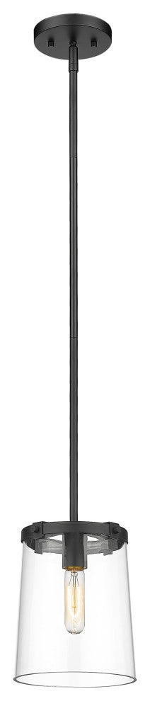 Z-LITE 3032MP-MB 1 Light Mini Pendant, Matte Black