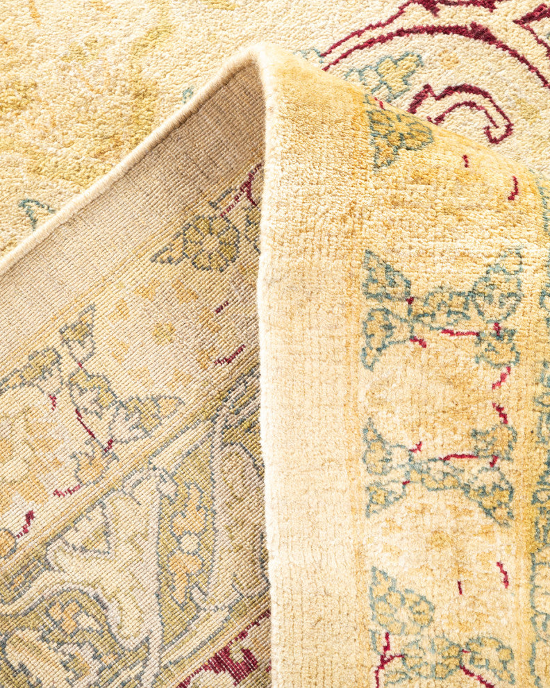 Elliana, One-of-a-Kind Hand-Knotted Area Rug Ivory, 9'1"x12'0"