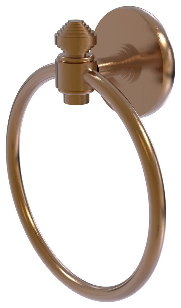 Southbeach Towel Ring, Brushed Bronze
