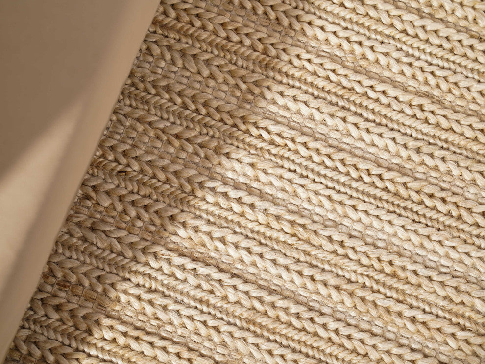 HAND KNOTTED SUMAK JUTE ECO-FRIENDLY SOLID AREA RUGS, Ivory,Solid,Outdoor Indoor, [Rectangle] 6'x9'
