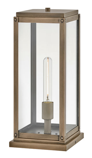 Hinkley Max Medium Pier Mount Lantern, Burnished Bronze