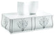 Vintage White Rectangular Tissue Box