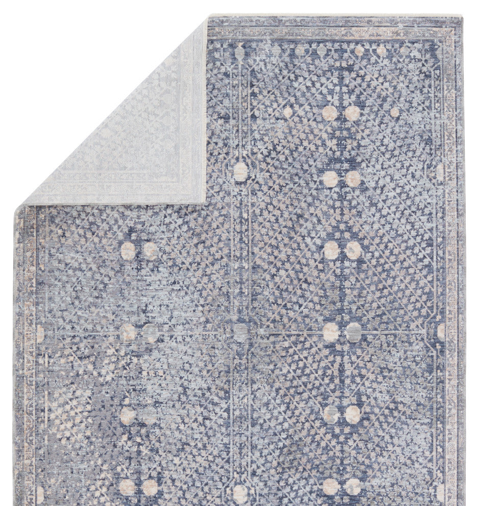 Jaipur Living Larkin Floral Area Rug, Blue/Light Gray, 6'x9'