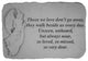 Angel Garden Accent Stone, "Those We Have Held"