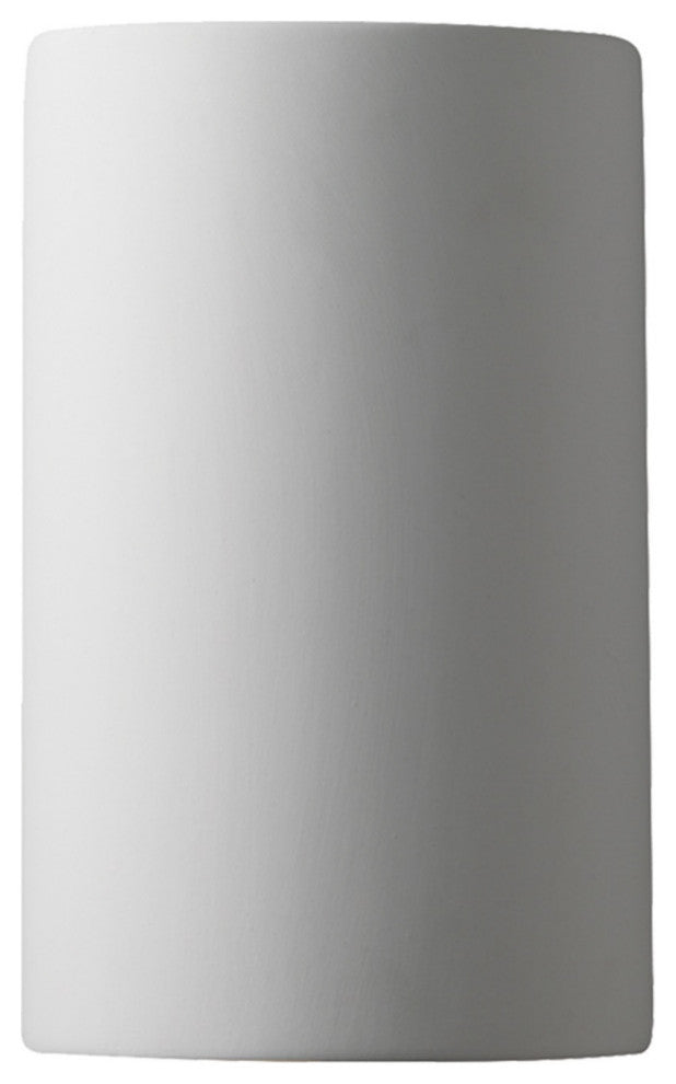 Ambiance Small Cylinder, Outdoor Closed Top Wall Sconce, Bisque, Dedicated LED