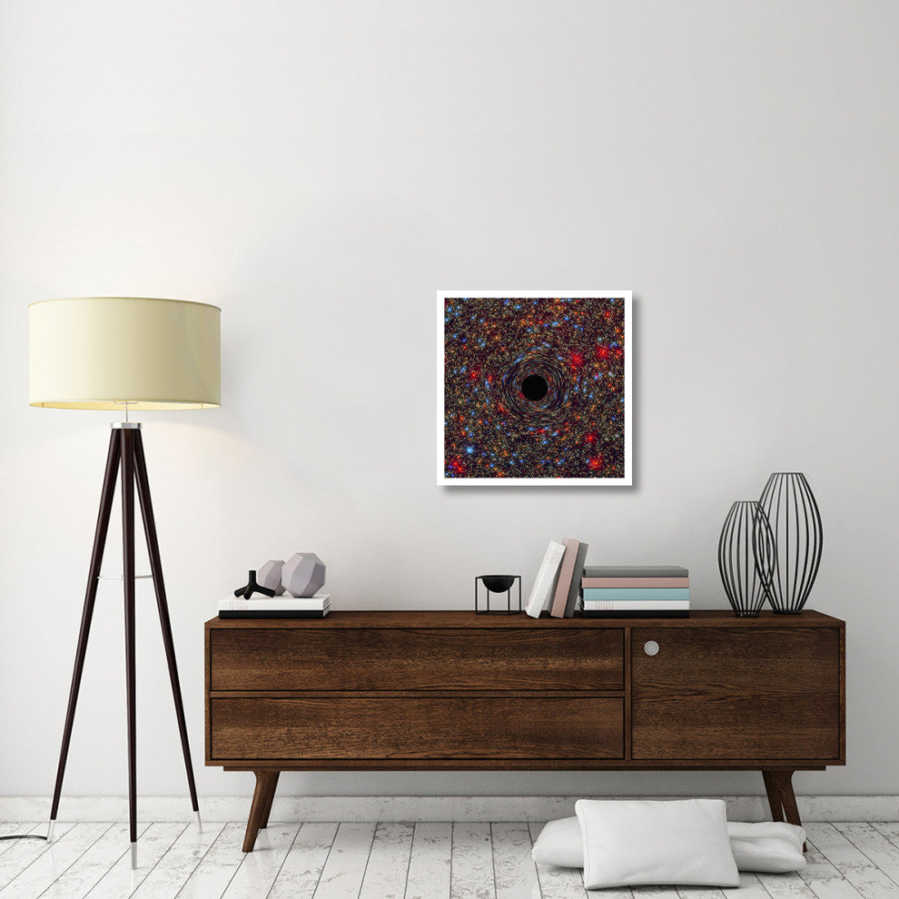"Black Hole in NGC 1600" Digital Paper Print by NASA, 26"x26"