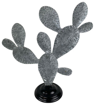 Prickly Pear Replica Metal Cactus