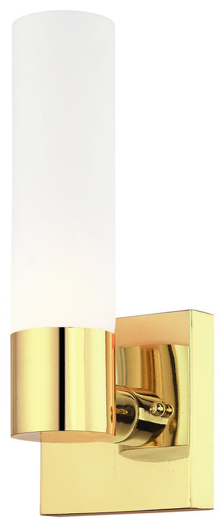 Livex Lighting 1-Light ADA Wall Sconce, Polished Brass