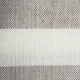 Gray 1 Inch Stripe Fouta Towel