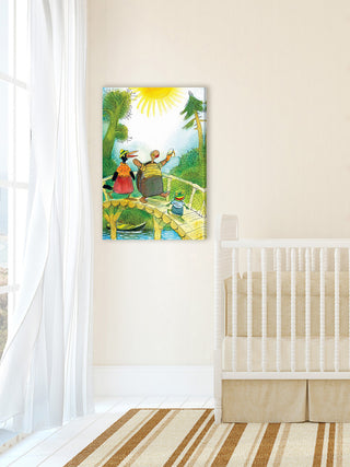 "Walk" Painting Print on Canvas by Curtis