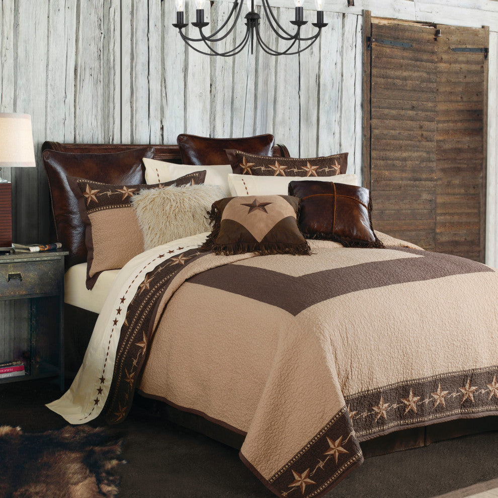 Star Ranch Reversible Quilt Set, 3 Piece, Twin