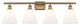 Innovations 516-4W-BB-GBC-81-LED 4 Light Bath Vanity Light, Brushed Brass