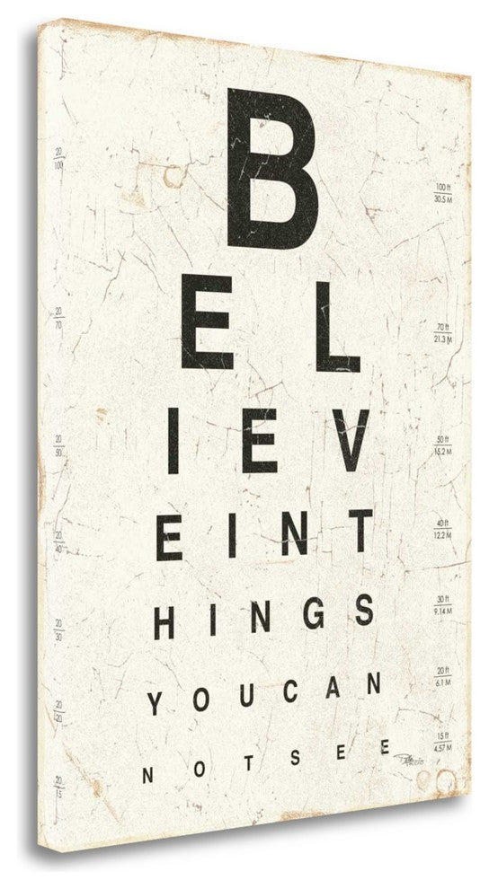 "Eye Chart I" By Pela Studio, Giclee Print on Gallery Wrap Canvas, Ready to Hang