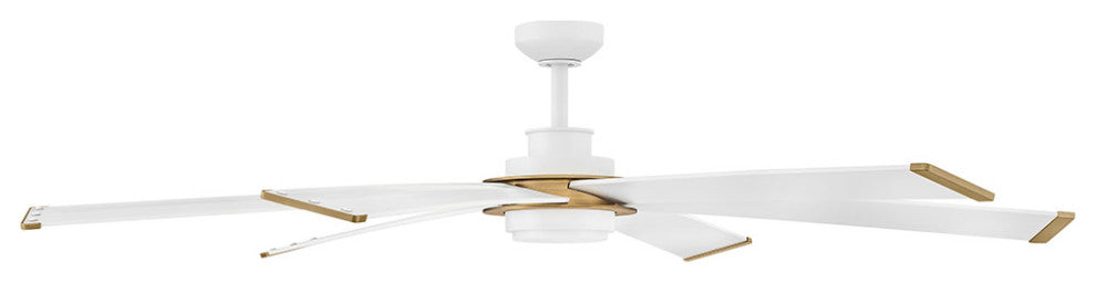 Hinkley Andros 64" Led Smart Fan, Matte White