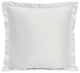 High Shine Satin Euro Sham, 27"x27", White, 1 Piece