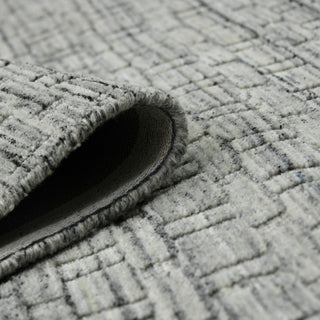 Houston Aliya Area Rug, Light Gray, 7'9" x 9'9", Geometric