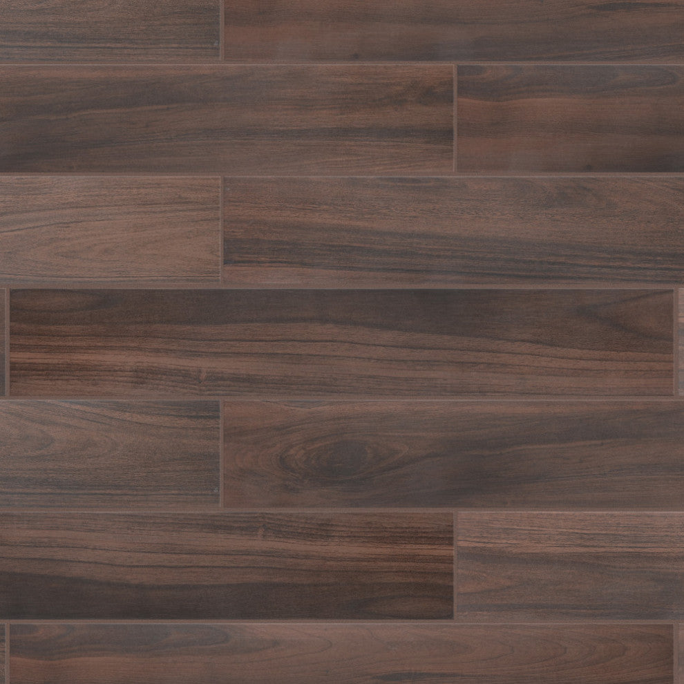Mt Royale Walnut Porcelain Floor and Wall Tile Sample