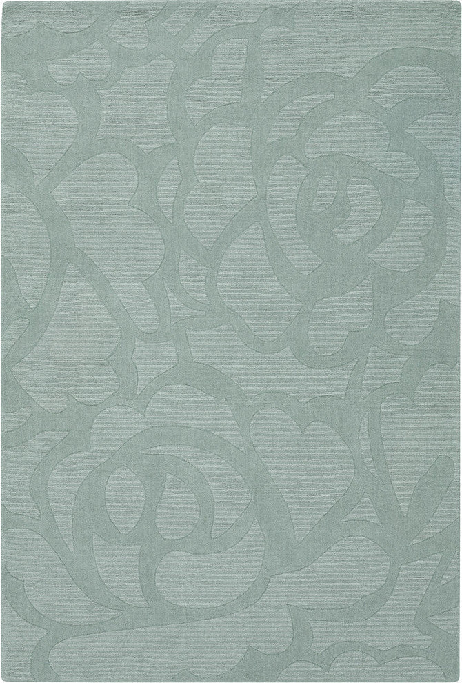 Jaipur Transitional Area Rug, Blue, 7'x10'
