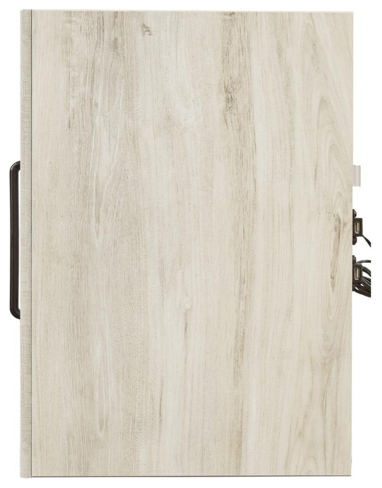 Cambeck Whitewash Two Drawer Nightstand