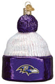 Old World Christmas Baltimore Ravens Beanie Ornament For Christmas Tree