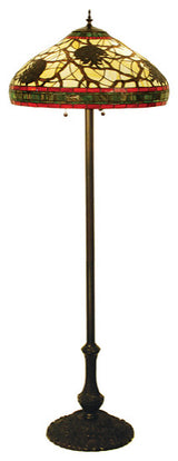 Meyda lighting 103185 61" High Tiffany Pinecone Floor Lamp