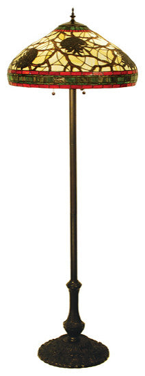 Meyda lighting 103185 61" High Tiffany Pinecone Floor Lamp