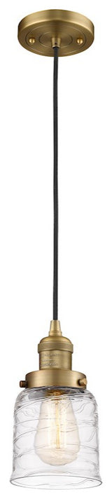 INNOVATIONS 201C-BB-G513 1-Light Mini Pendant Brushed Brass